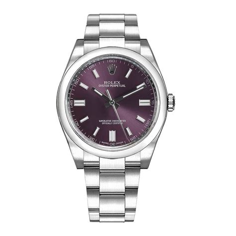 rolex oyster perpetual purple grape|oyster perpetual watch case.